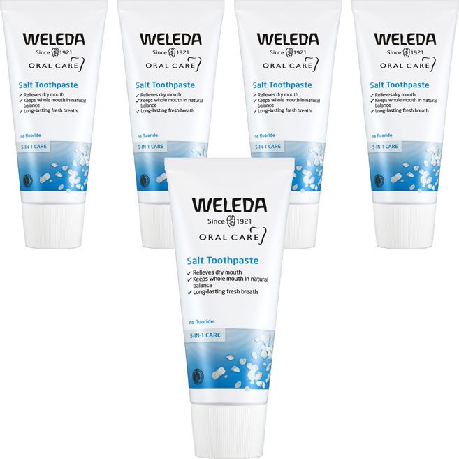 벨레다 소금치약, 75ml, 5개