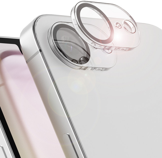 누아트 빛번짐 차단 후면 카메라 렌즈 강화유리 보호필름, 2개