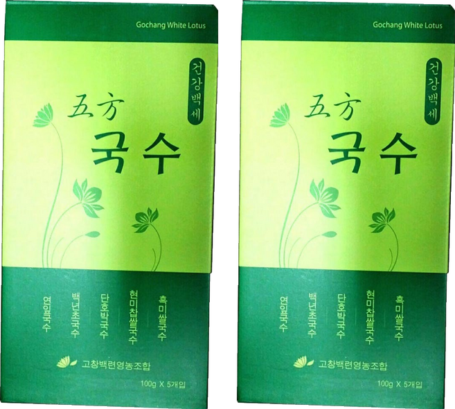 자연이랑 오방국수 5종세트, 500g, 2세트