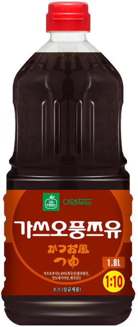 이엔푸드 가스오풍 쯔유, 1.8L, 1개