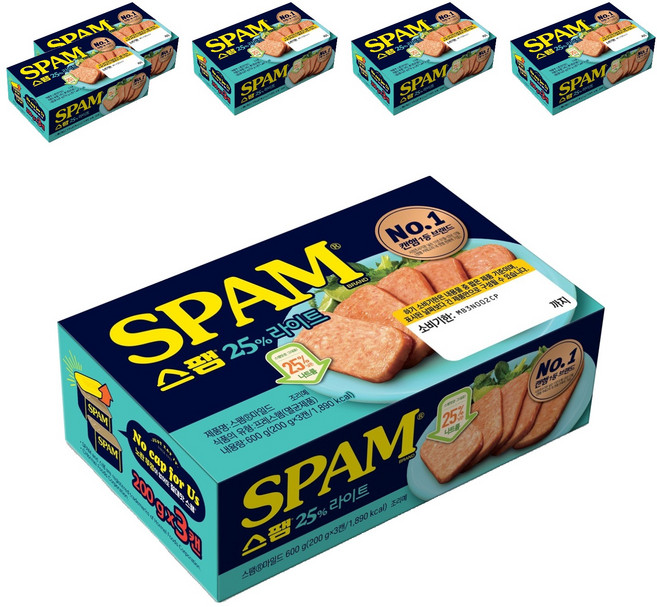 스팸 마일드, 200g, 18개