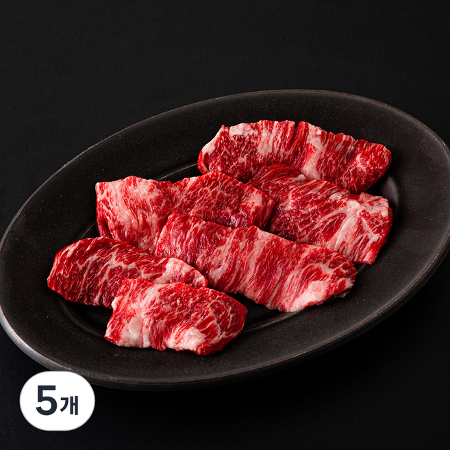 한우맘 한우 업진살 1등급 구이용 (냉장), 5개, 200g