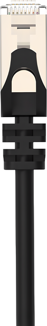 POLYWELL 寶利威爾 CAT6A 高速網路線 10Gbps RJ45 福祿克認證 PW15-W58-P005, 0.5m, 黑色, 1條