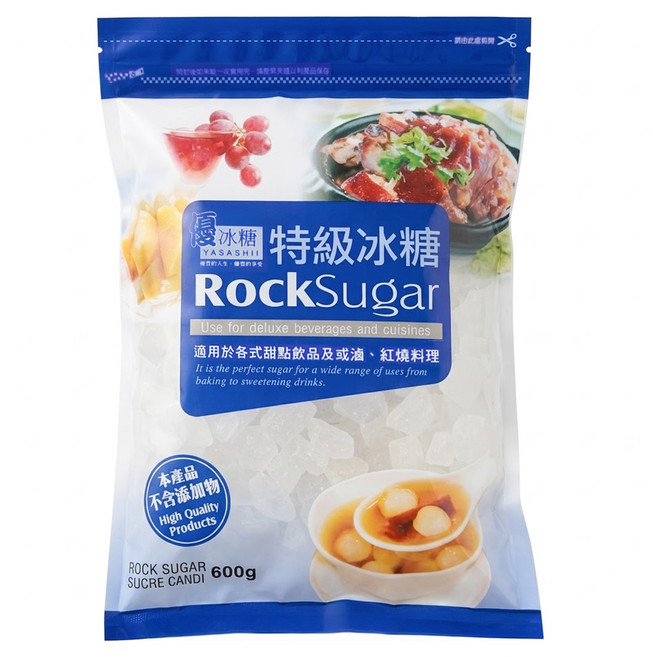 YASASHII 優 傳統特級冰糖, 1包, 600g