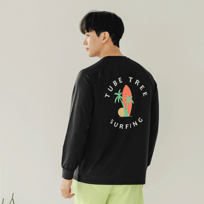 7위 - 튜브트리 남성용 오버핏 루즈핏 래쉬가드 상의 A7207