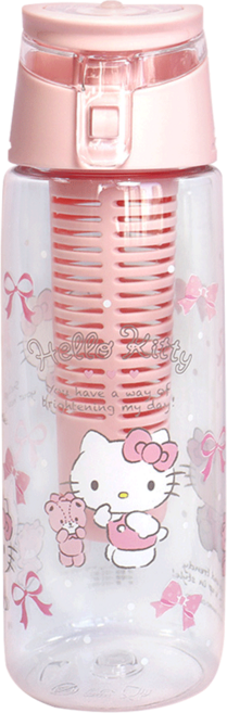 OTTO 崴昇 TRITAN 沁漾隨身水瓶 KS-7185 直徑7.1 x 22.5cm 瓶口5.2cm, Hello Kitty, 700ml, 1個