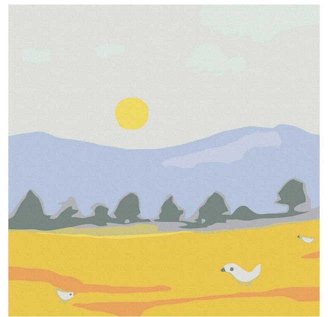 ArtLife 藝術生活 數字油畫DIY DA3135 20 x 20cm, 元氣早晨, 1組