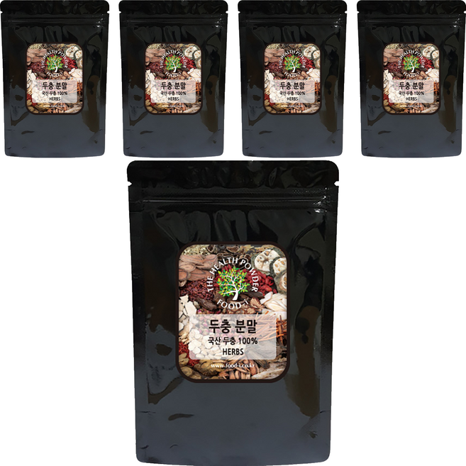 스쿨아이 두충 분말 국내산, 5개, 200g