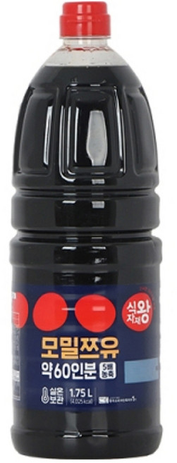 식자재왕 모밀쯔유, 1.75L, 1개