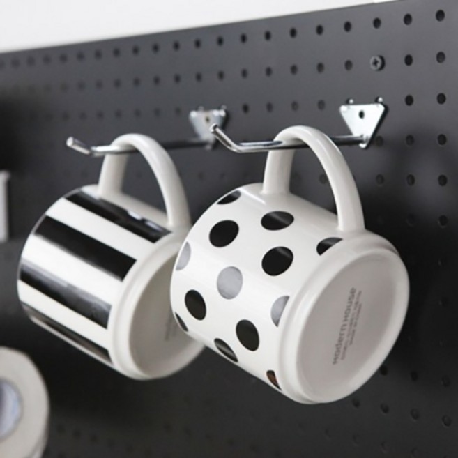 타공판닷컴 프리미엄 이중후크 S, 실버, 3개