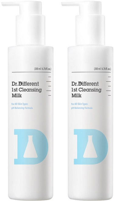 Dr.Different 初效卸妝乳, 200ml, 2個
