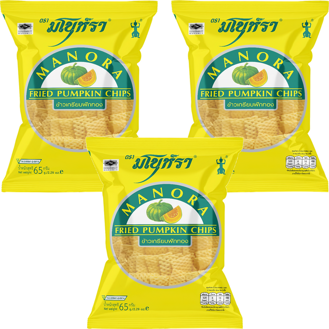 MANORA 瑪努拉 南瓜餅, 3個, 65g