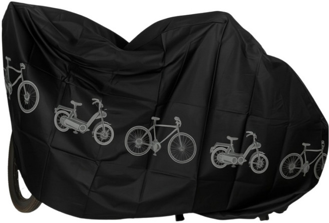 드림잇 자전거 방수커버, 블랙, 1개