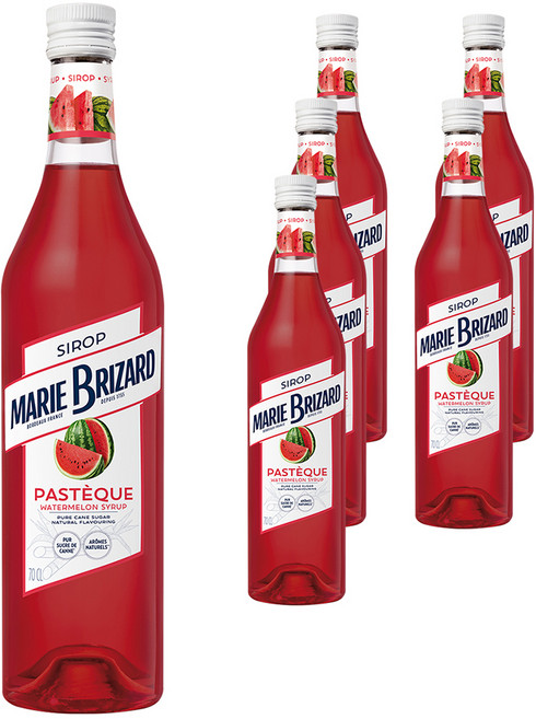마리브리자드 워터멜론 시럽, 700ml, 6개