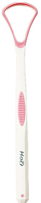 비즈온 생활필수품 혀 백태 설태 제거기 크리너 핑크, 10g, 1개