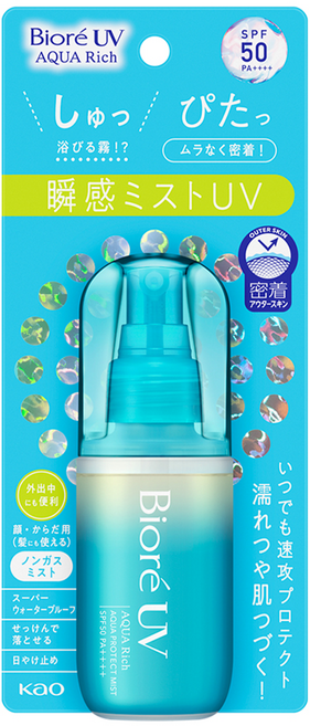 Biore 蜜妮 台灣公司貨 含水防曬水珠噴霧, 60ml, 1瓶