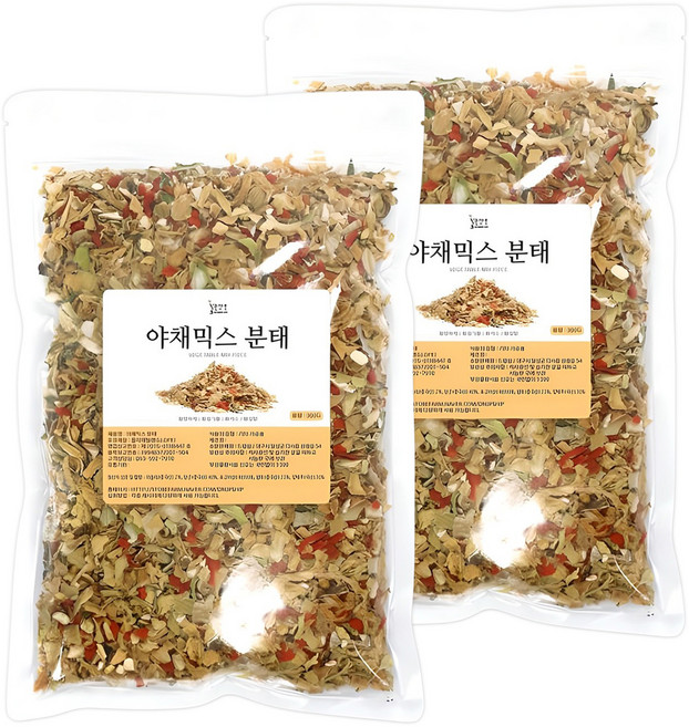 야채믹스 분태, 300g, 2개