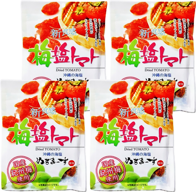 沖繩美健 梅鹽番茄乾, 30g, 4包