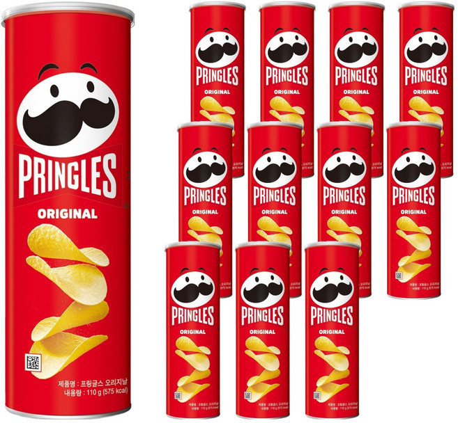 프링글스 오리지날, 110g, 12개