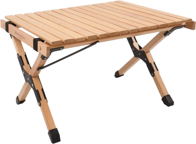 Mountainhiker 山之客 單層蛋捲桌 S(0.7mm), 木紋