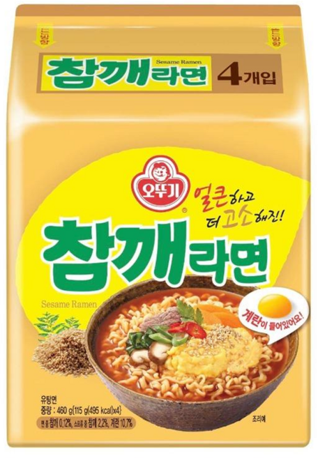 OTOKI 不倒翁 芝麻風味拉麵 115g, 4包