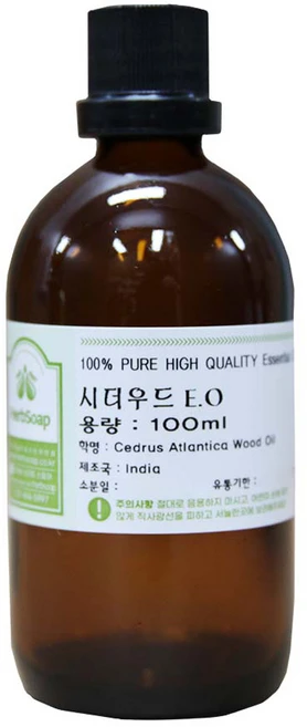 허브솝 에센셜 오일 100ml, 시더우드, 1개 - 쿠팡
