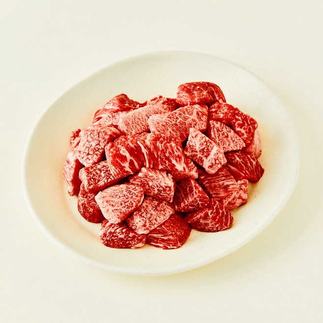 우미우 1++(9) 한우 암소 정육 국거리용 (냉장), 200g, 1개