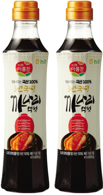 농협 아름찬 까나리액젓, 500g, 2개
