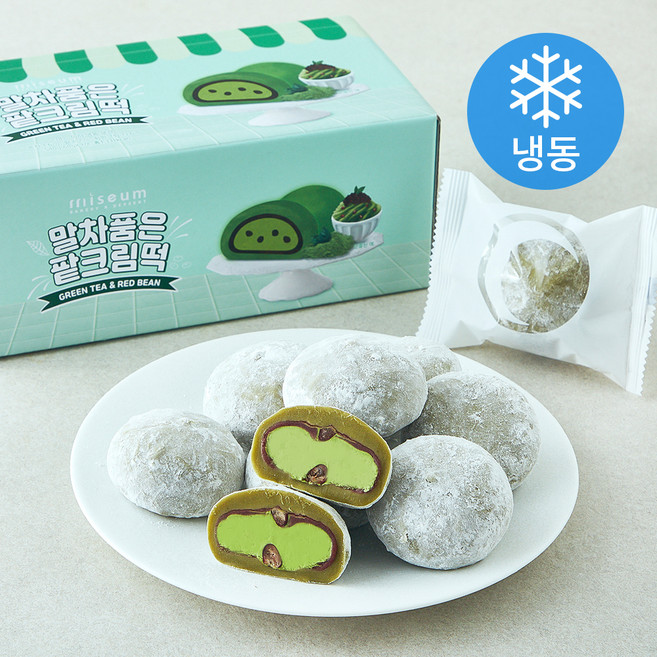 미지엄 말차품은 팥 크림떡 (냉동), 60g, 9개입, 1개