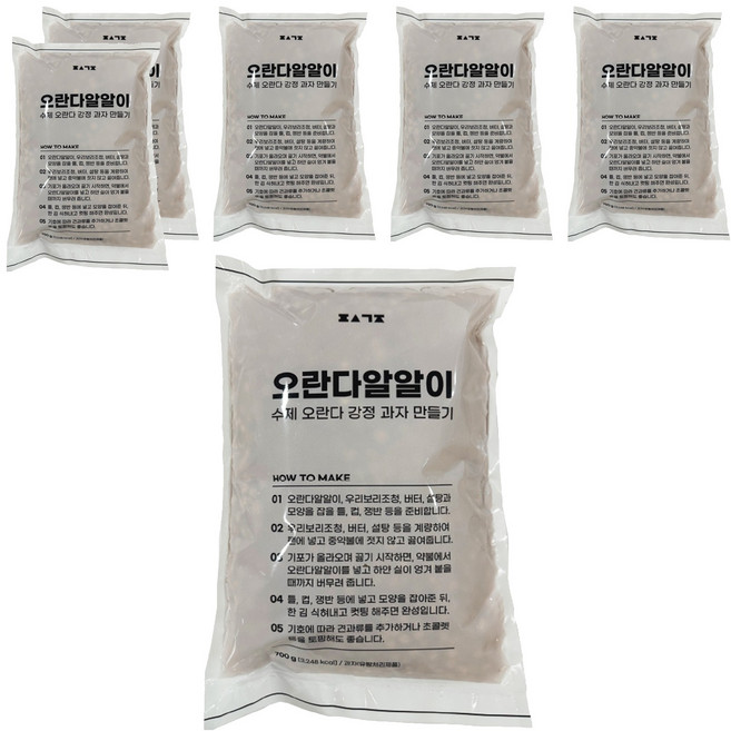 편식공장 오란다 알알이, 700g, 6개