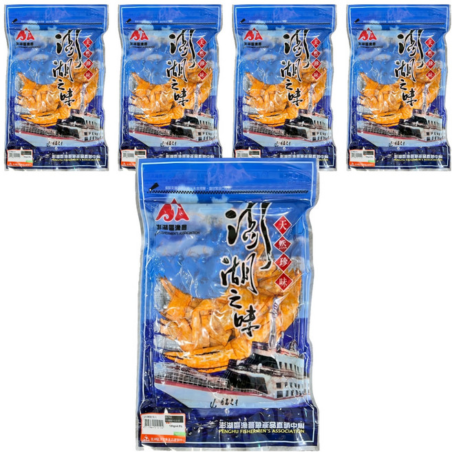 澎湖區漁會 澎湖之味 原味岩燒魷魚風味片, 5包, 120g