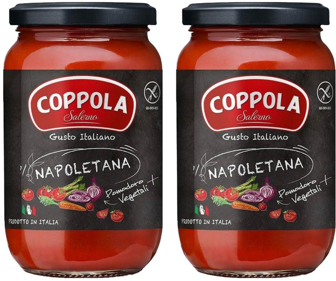 COPPOLA 柯波拉 義式無加糖蔬菜番茄麵醬, 350g, 2罐