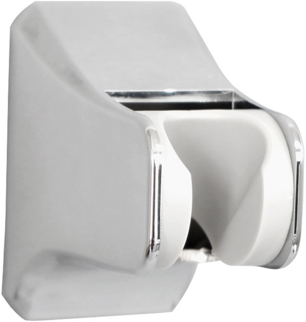 무타공 각도조절 접착식 샤워기걸이 행거, 혼합색상