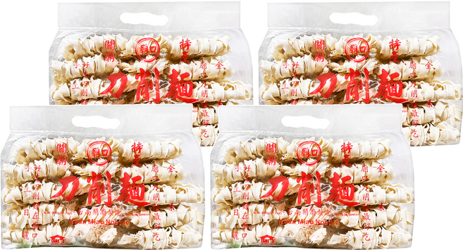 MIAW KO 廟口 關廟刀削麵, 900g, 4包