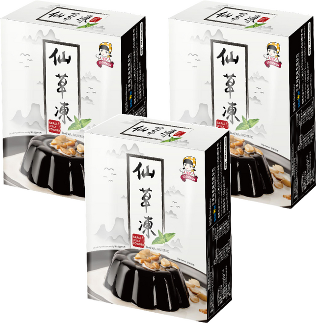 SIGNWIN 三得冠 仙草凍粉, 60g, 3盒