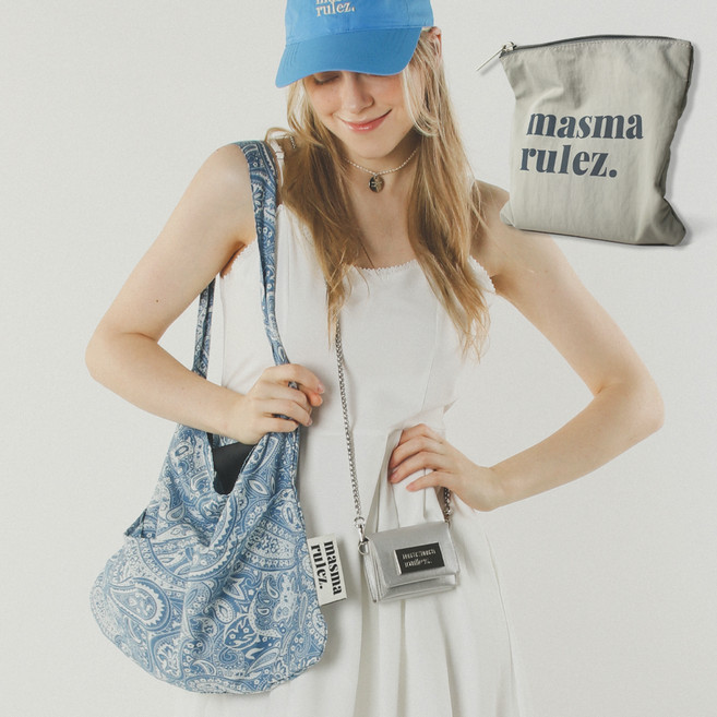 마스마룰즈 남녀공용 래빗에코백 + 파우치 세트