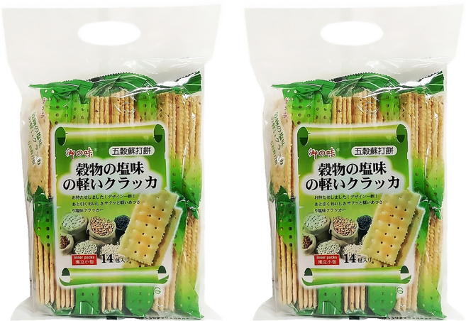 御之味 五穀蘇打餅, 360g, 2袋