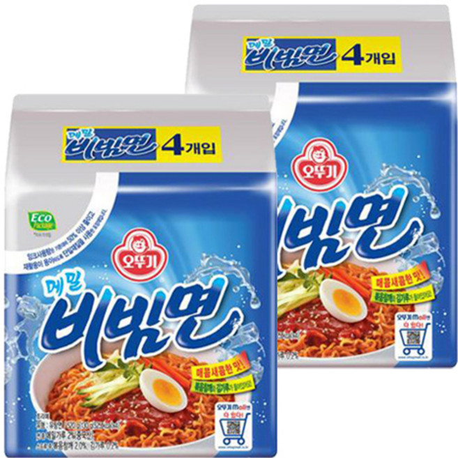 오뚜기 메밀 비빔면 130g, 8개