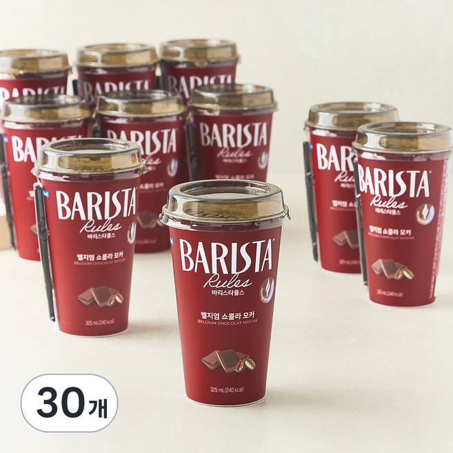 바리스타룰스 벨지엄 쇼콜라 모카, 325ml, 30개