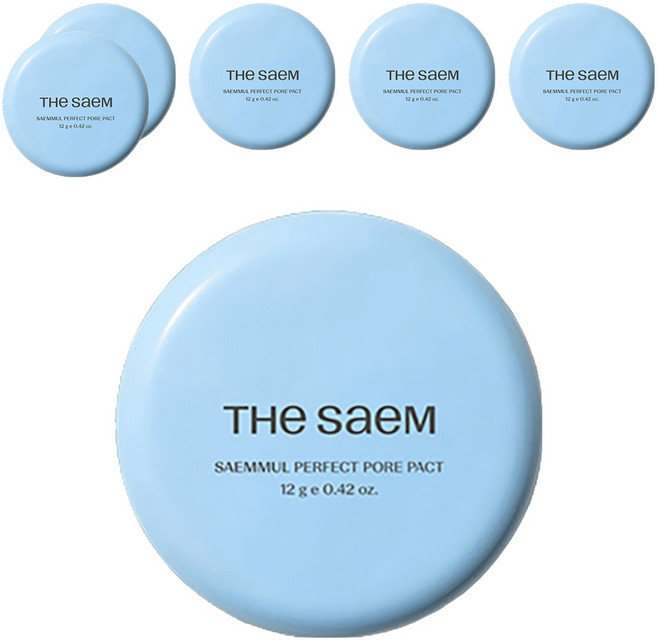 더샘 샘물 퍼펙트 포어 팩트파우더 12g, 6개