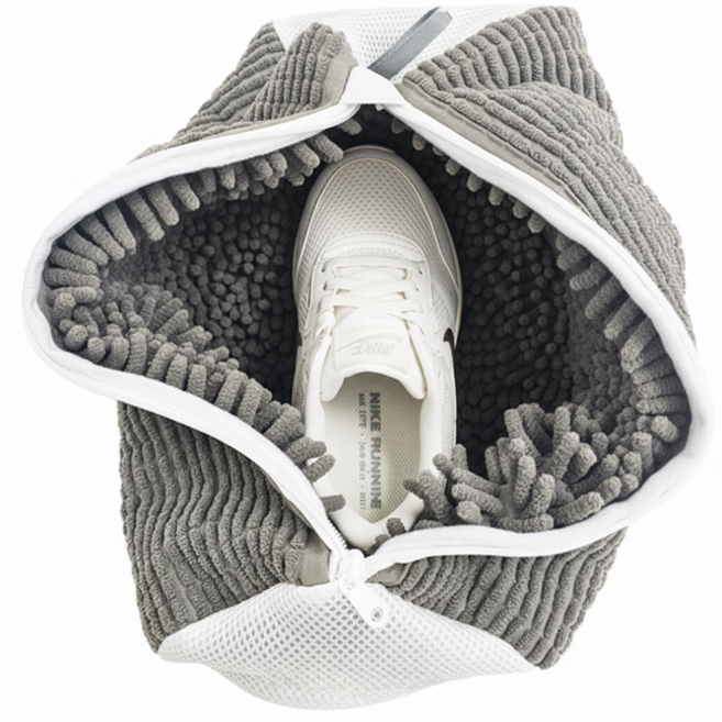 데일리 라이프 깨끗한 손상방지 세탁망, 그레이, 1개