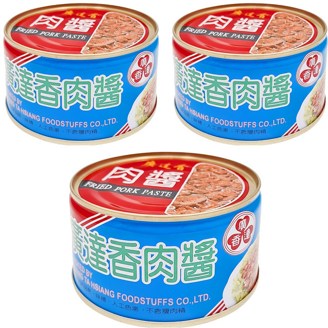 廣達香 肉醬, 160g, 3罐