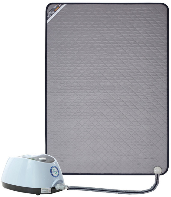 HanilMedical 프리미엄 워셔블 온수매트 파스텔 그레이, 더블(140 x 200 cm)