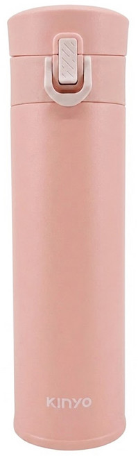 Kinyo 304不鏽鋼超輕量彈蓋保溫杯 KIM-30, 粉色, 1個, 300ml