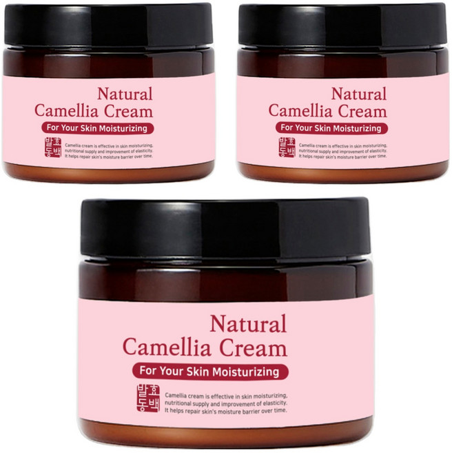 스킨아이 내추럴 발효 동백 크림, 100ml, 3개