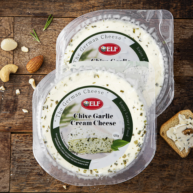 제르미 엘프 차이브 갈릭 크림치즈, 125g, 1개입, 2개