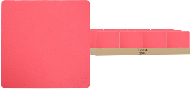 I-cores 7公分 藍紅雙色翻轉板, 20片