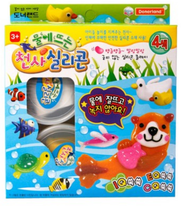 Donerland 飄浮水黏土, 多色, 180g, 1組