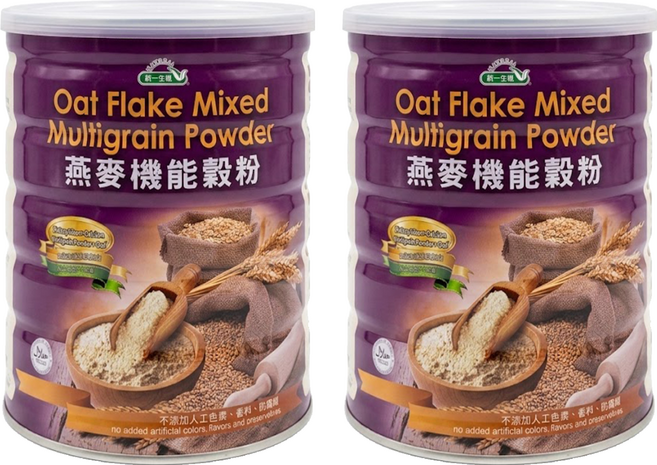 統一生機 燕麥機能穀粉, 850g, 2罐