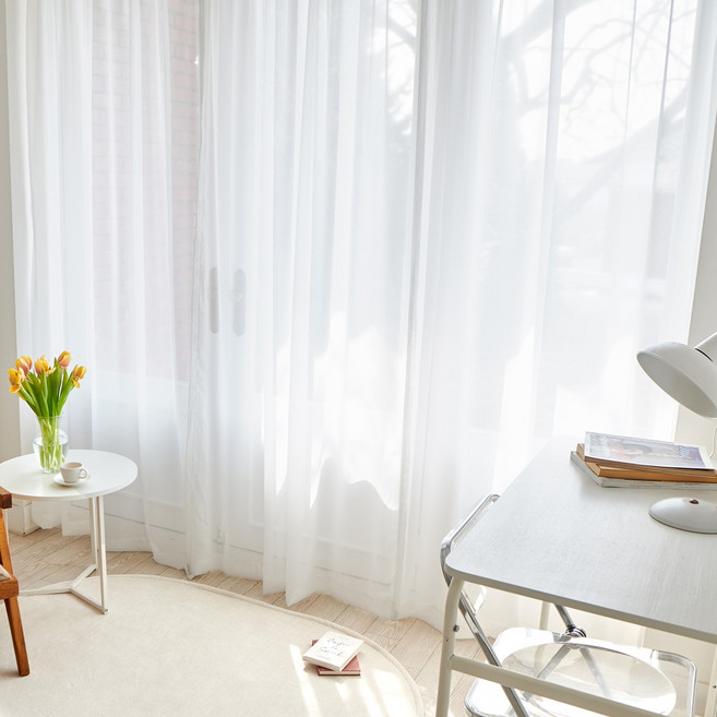 쁘리엘르 라이틀리 쉬폰 벨크로커튼